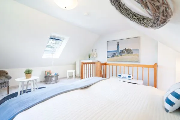 Schlafzimmer im Obergeschoss Gorch-Fock-Park Ferienwohnung "App.32 Stranddüne"