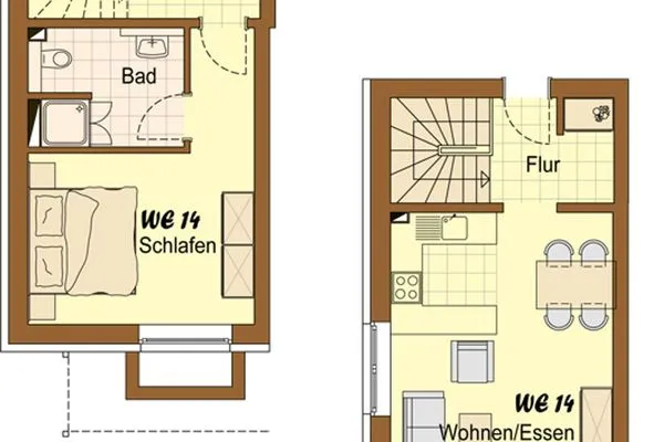 Grundriss Strand Residenz Ferienwohnung "Strandruh"
