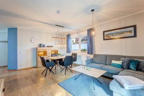 Wohnzimmer  Ferienwohnung Maus