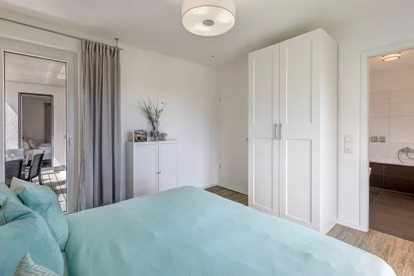 Schlafzimmer  Bernsteinquartier, Whg. 11.84 "Strandlust"