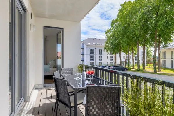 Balkon  Bernsteinquartier, Whg. 11.84 "Strandlust"