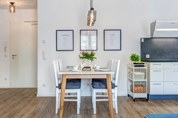 Wohnzimmer  Bernsteinquartier, Whg. 11.84 "Strandlust"