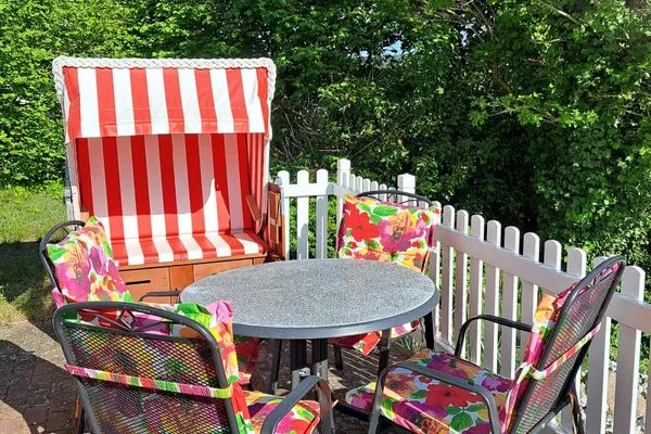 Terrasse Parkresidenz Concordia Ferienwohnung 12a