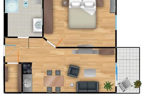 Grundriss  Residenz am Balmer See, Whg. 23