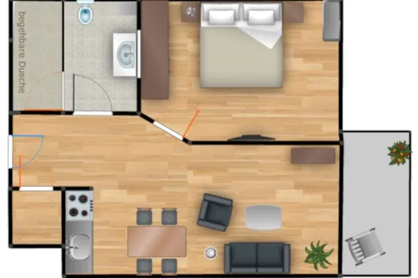 Grundriss  Residenz am Balmer See, Whg. 53