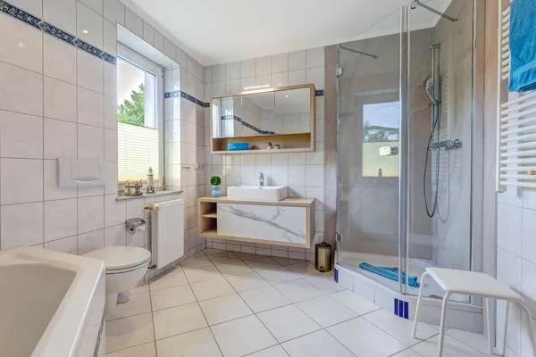 Badezimmer  Ferienhaus Renate, Whg. 02