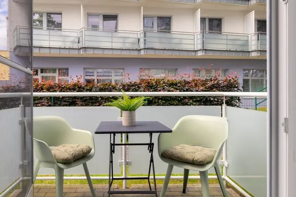 Terrasse  Ostseeresidenz Gorki Park, Whg. 07a