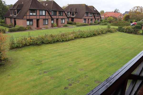  Ferienwohnung Kiebitz Werdum - Gartenblick