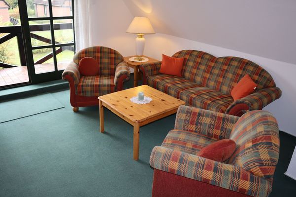  Ferienwohnung Kiebitz Werdum - Wohnzimmer