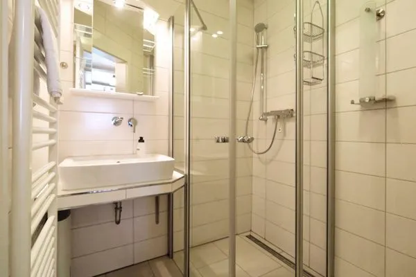 Badezimmer  Ferienwohnung Altstadtappartment