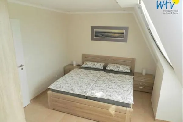 Schlafzimmer Haus Lagune am Wattenmeer Ferienwohnung 13