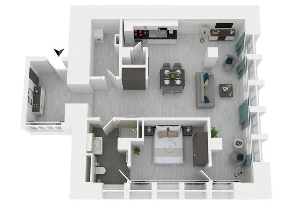 Grundriss  Panorama-Utkiek