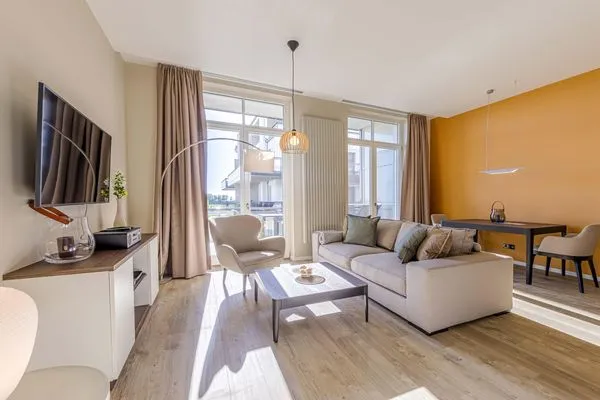 Ferienwohnung Seeschwalbe Ostseebad Wustrow mit gemütlichem Wohnzimmer  Seeschwalbe