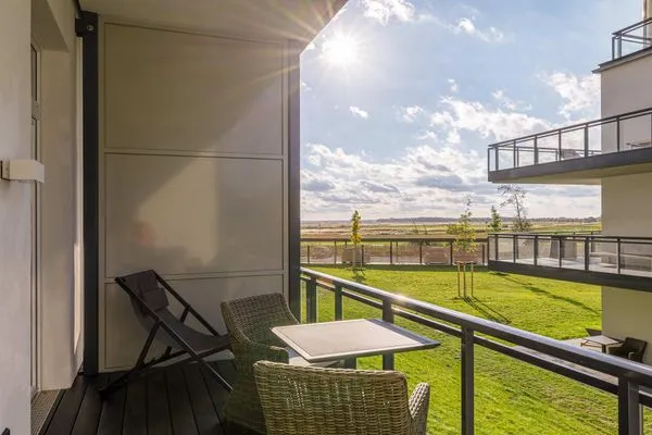 Ferienwohnung Ostseemöwe Ostseebad Wustrow mit Balkon zum entspannen  Ostseemöwe