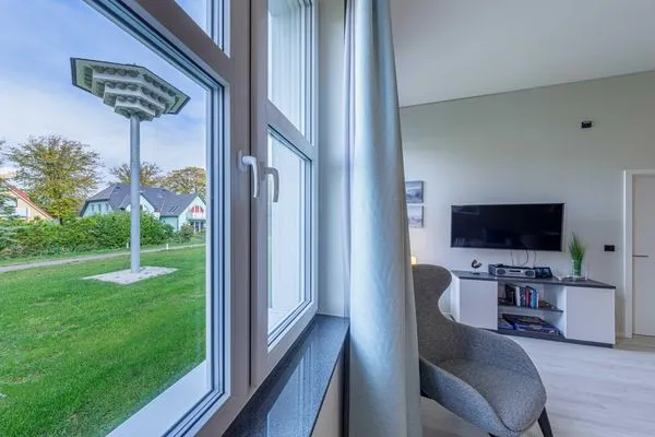 Ferienwohnung Lütt Matten Wustrow - ZweiWasser Alte Seefahrtschule Gartenblick  Lütt Matten