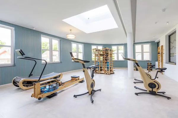 Ferienwohnung Lütt Matten Wustrow - ZweiWasser Alte Seefahrtschule Fitnessbereich  Lütt Matten