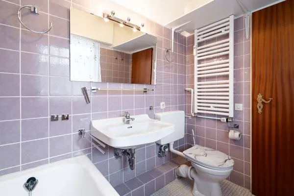 Badezimmer  Sonnige Ferienwohnung im Kapitäns-Stil