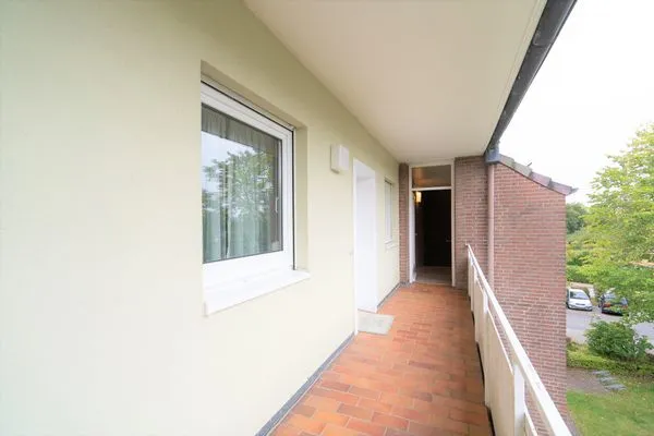 Fassade / Eingang  Sonnige Ferienwohnung im Kapitäns-Stil