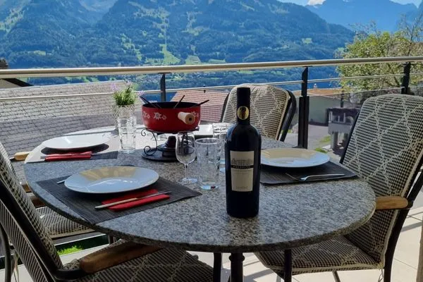 Balcony  Apartment Panoramablick