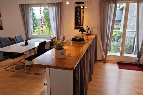 Kitchen  Apartment Panoramablick