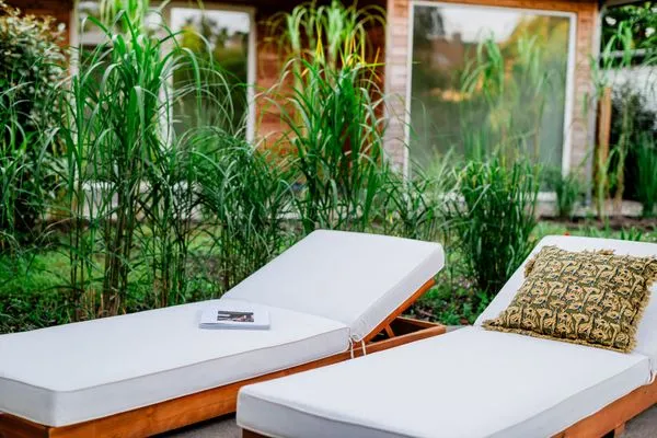 Terrasse  Gegen den Wind