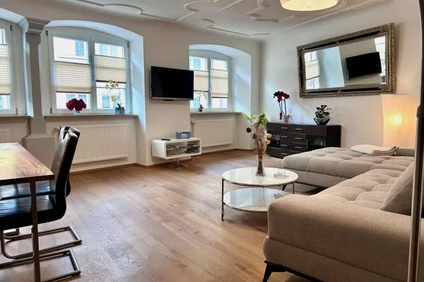  Ferienwohnung Insel-Ambiente Lindau Insel - Wohnbereich