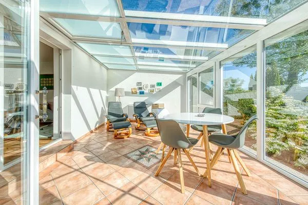 Ferienwohnung Eddi Waren (Müritz) - Blick in den Wintergarten  Eddi