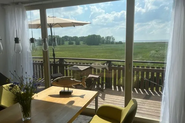 Wohnzimmer  Ferienwohnung Fischerblick