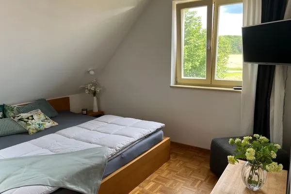 Schlafzimmer  Ferienwohnung Fischerblick
