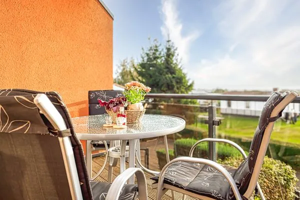 Balkon Mühlenstrasse 23 - Wohnung Boddenstern