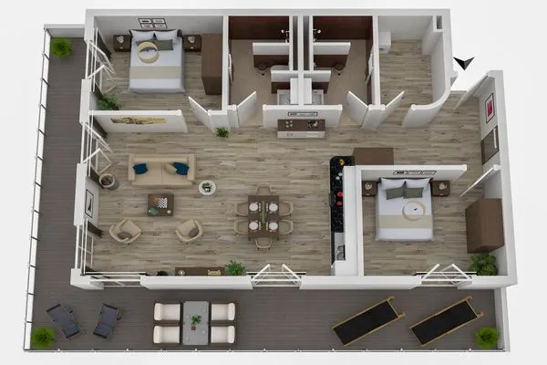 Ferienwohnung Störtebeker Suite Ostseebad Wustrow ZweiWasser Alte Seefahrtschule Grundriss  Störtebeker Suite