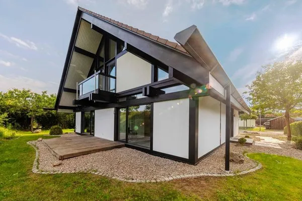 Ferienhaus HUF-Haus in Waren (Müritz) Ansicht des Hauses  HUF-Haus