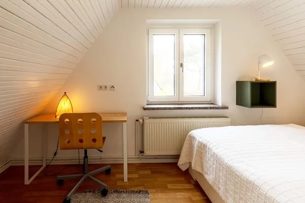 Schlafzimmer  Bunter Fisch am Deich