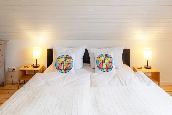 Schlafzimmer  Bunter Fisch am Deich