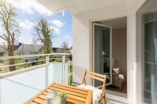Ferienwohnung Aparthotel Zingst Heymat - Balkonblick  Heymat