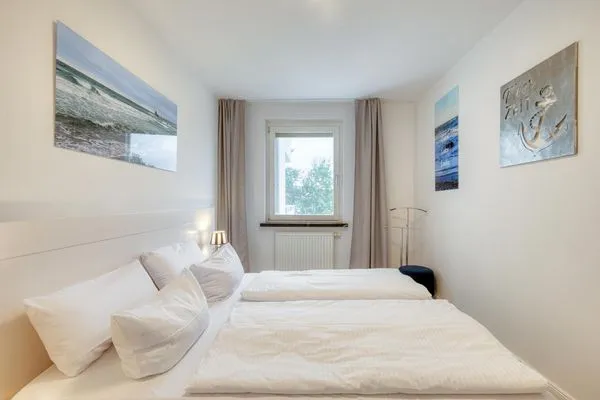 Ferienwohnung Ostseeglück Aparthotel Zingst - Schlafzimmer  Ostseeglück