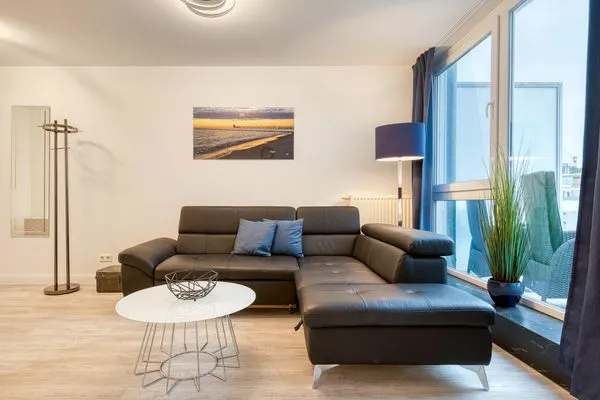 Ferienwohnung Ostseeschatz Aparthotel Zingst -  Wohnzimmerdetail  Ostseeschatz