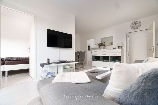  Fewo Peacock Laboe - Wohnzimmer