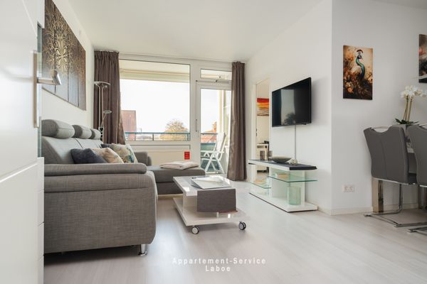  Fewo Peacock Laboe - Wohnzimmer