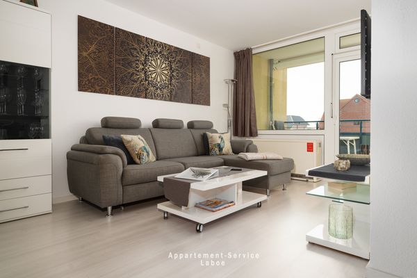  Fewo Peacock Laboe - Wohnzimmer