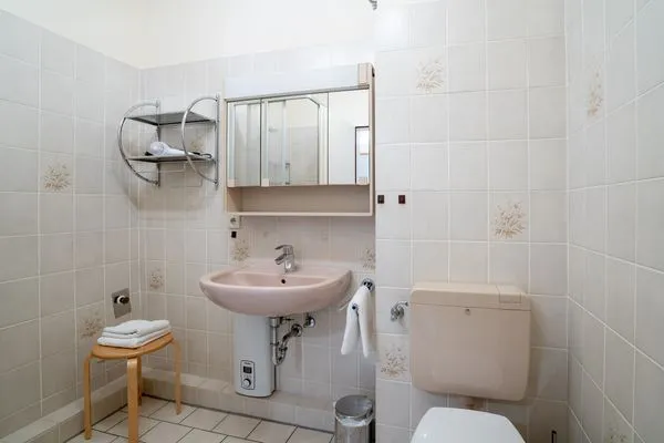 Badezimmer  (AMW1) Ferienwohnung Garbers/Thiele