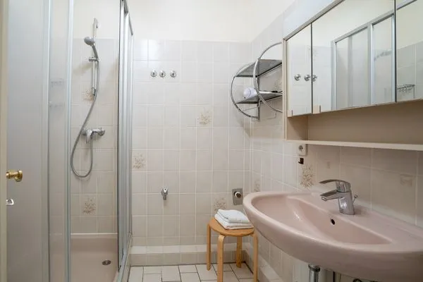 Badezimmer  (AMW1) Ferienwohnung Garbers/Thiele