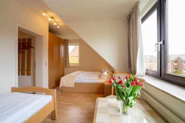 Schlafzimmer  (AMW1) Ferienwohnung Garbers/Thiele