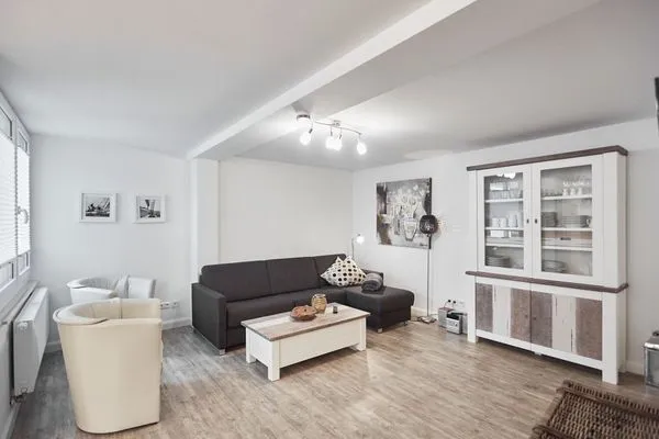 Wohnzimmer  Borkumer Hof - Ferienwohnung 7 - Haus Elisa