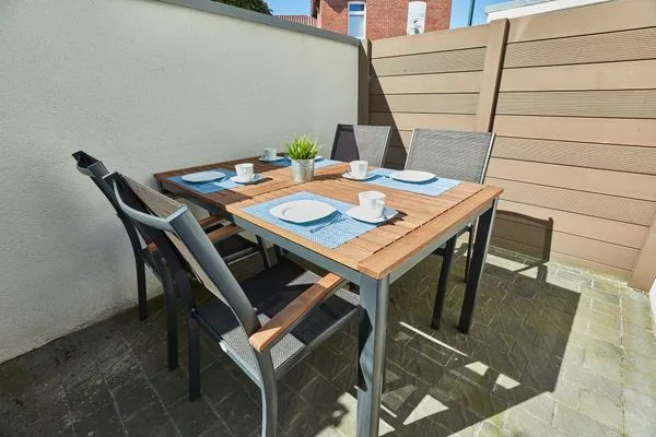 Terrasse  Borkumer Hof - Ferienwohnung 7 - Haus Elisa