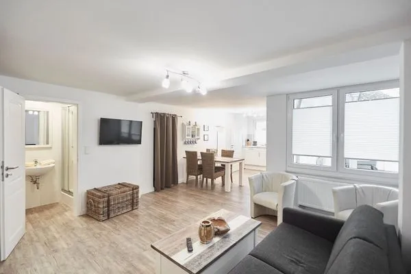 Wohnzimmer  Borkumer Hof - Ferienwohnung 7 - Haus Elisa