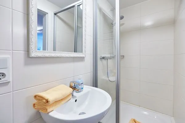 Badezimmer  Borkumer Hof - Ferienwohnung 7 - Haus Elisa