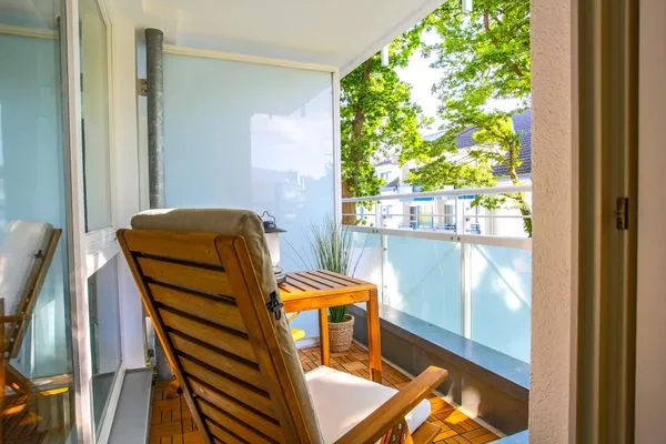 Ferienwohnung Meereswoge Zingst Aparthotel Zingst - Balkon  Meereswoge Zingst