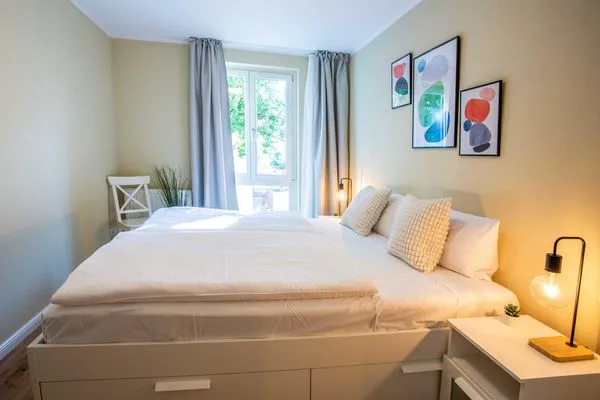 Ferienwohnung Meereswoge Zingst Aparthotel Zingst - Schlafzimmer  Meereswoge Zingst