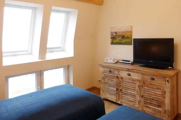 2. Schlafzimmer in der Ferienwohnung Weiße Düne 7 in Wittdün auf Amrum Haus *Weiße Düne* Ferienwohnung *Weiße Düne 7*